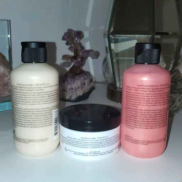 NEW Philosophy Shower Gels Boddy Souffle Bundle 3 pcs - Picture 2 of 4